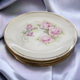 Schonwald Royal Austria O & E.G. Hand Painted Pink Roses Porcelain Plate Set of 4