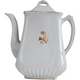 9" Powell Bishop & Stonier Royal Ironstone Tea Leaf Center And Gold Trim Farmhouse Coffeepot Teapot
