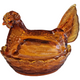 6" LE Smith Animals & Figurines Amber Hen on Nest