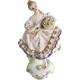 9" Wales Flower Girl Lace Porcelain Figurine Japan 