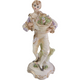  9" Wales Flower Boy Lace Porcelain Figurine Japan 