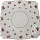 Royal Doulton Rosebud Swirled Pink Roses Green Leaves Chop Plate Platter    