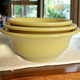 Homer Laughlin Fiesta Sunflower 3-Piece Nesting Mixing Bowl Set