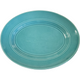 11" Homer Laughlin Kitchen Kraft Fiesta Harlequin Turquoise Oval Serving Platter