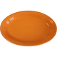  13" Homer Laughlin Tangerine Orange Oval Serving Platter