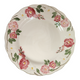 10" Cameo Florals Pink & White Embossed Flowers Dinner Plate