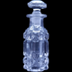 O'Hara Glass Column Block Clear Pressed EAPG Perfume Bottle