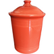  Homer Laughlin Fiesta Poppy Medium Canister & Lid