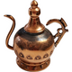 Moroccan Copper Brass Tea Pot Kettle 