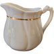 Powell Bishop & Stonier Royal Ironstone Gold Trim Farmhouse Creamer