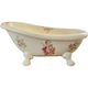 Athena California VB Miniature Porcelain Claw Foot Tub Soap Dish