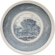 Royal USA Currier and Ives Blue 12" Chop Plate Round Platter