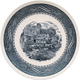 Anchor Hocking Currier and Ives Blue Dinner Plate