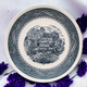 Anchor Hocking Currier and Ives Blue Dinner Plate