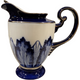 Bombay Asian Garden Blue & White Floral Creamer