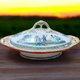 Edge Malkin & Co Chang White Chinoiserie Covered Serving Dish