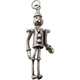 Vintage Large Articulated Pinocchio Puppet Sterling Silver 925 Charm