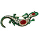KJL Kenneth Jay Lane Embellished Jeweled Ruby and Green Salamander