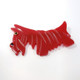 Candy Red Bakelite Schnauzer Dog Pin Brooch, Early 1900s