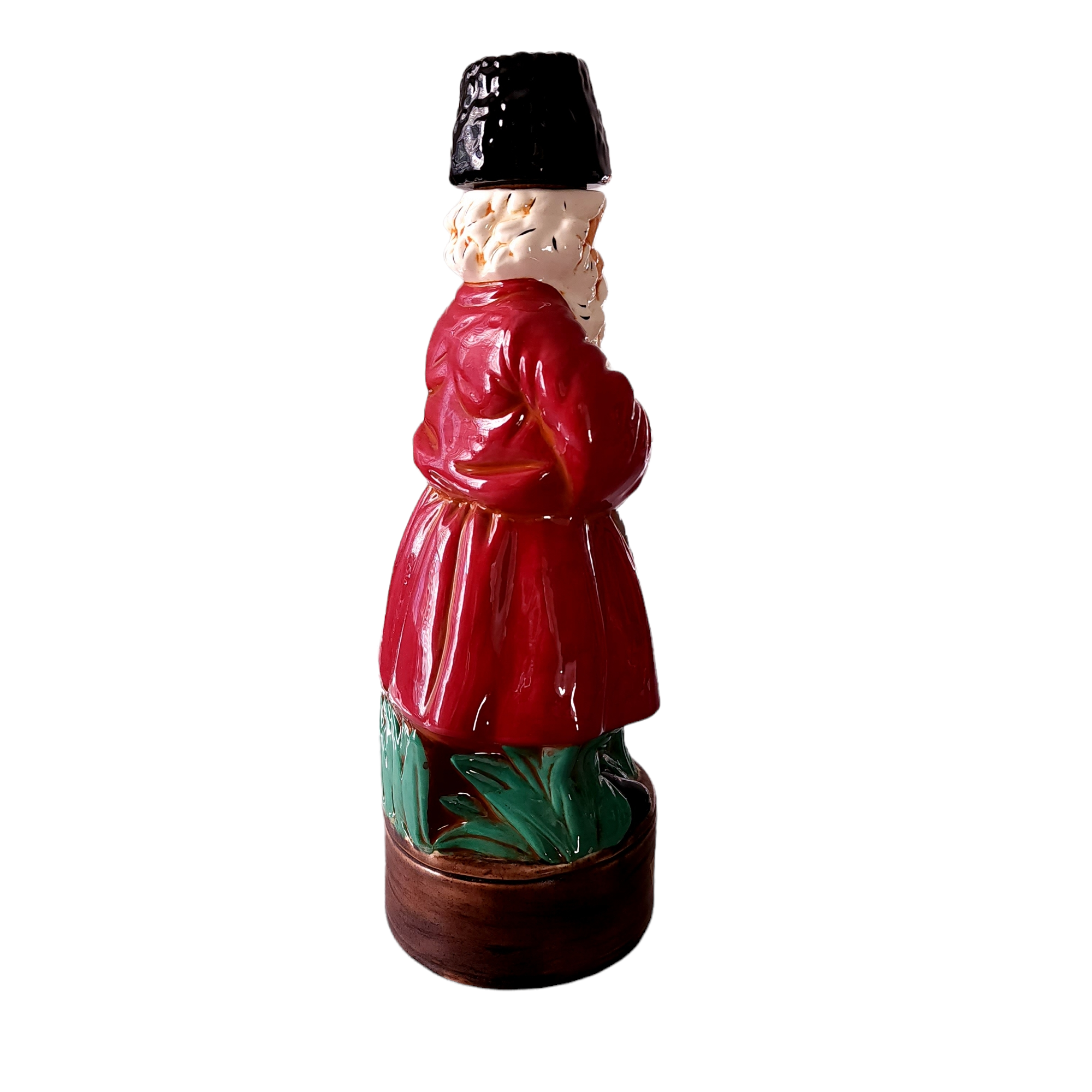 12 1/4" ALBERTA’S MOLDS Hand Painted Cossack Vodka Decanter
