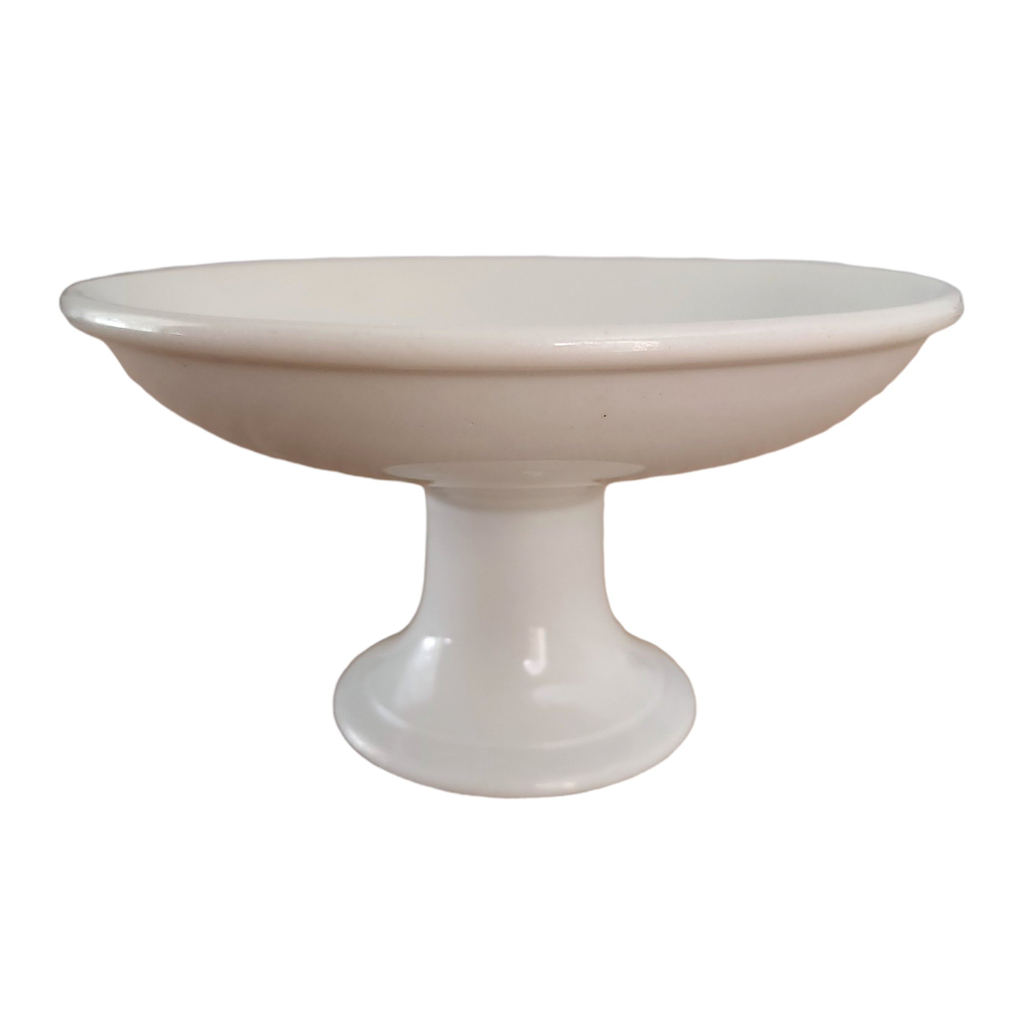 Antique Ironstone Compote Footed Bowl