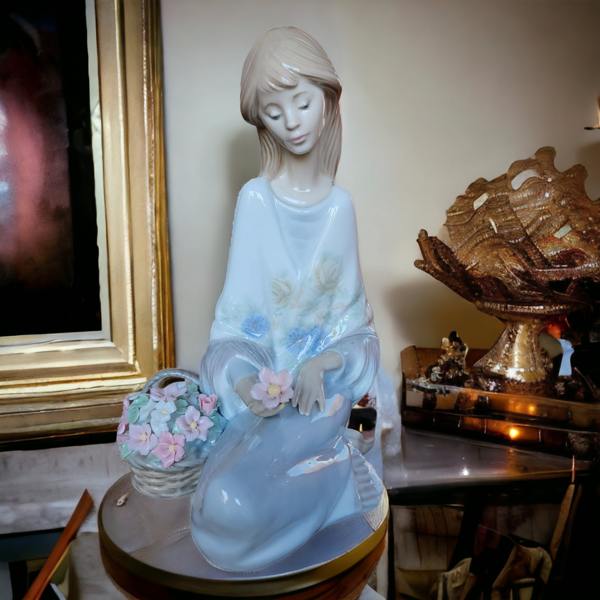 彫刻・オブジェ Lladro DE PASEO Y LECTURA 05000 GRES LLADRO 