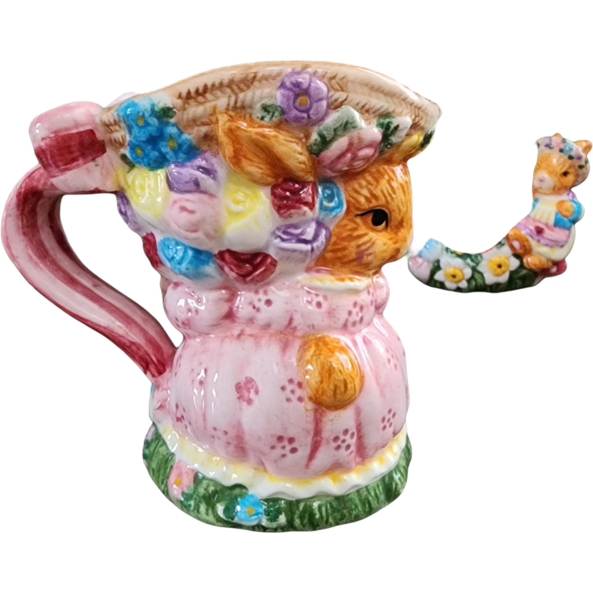 Mercuries Bunny Ceramic Garden Children's Easter Tea Set 15 piece