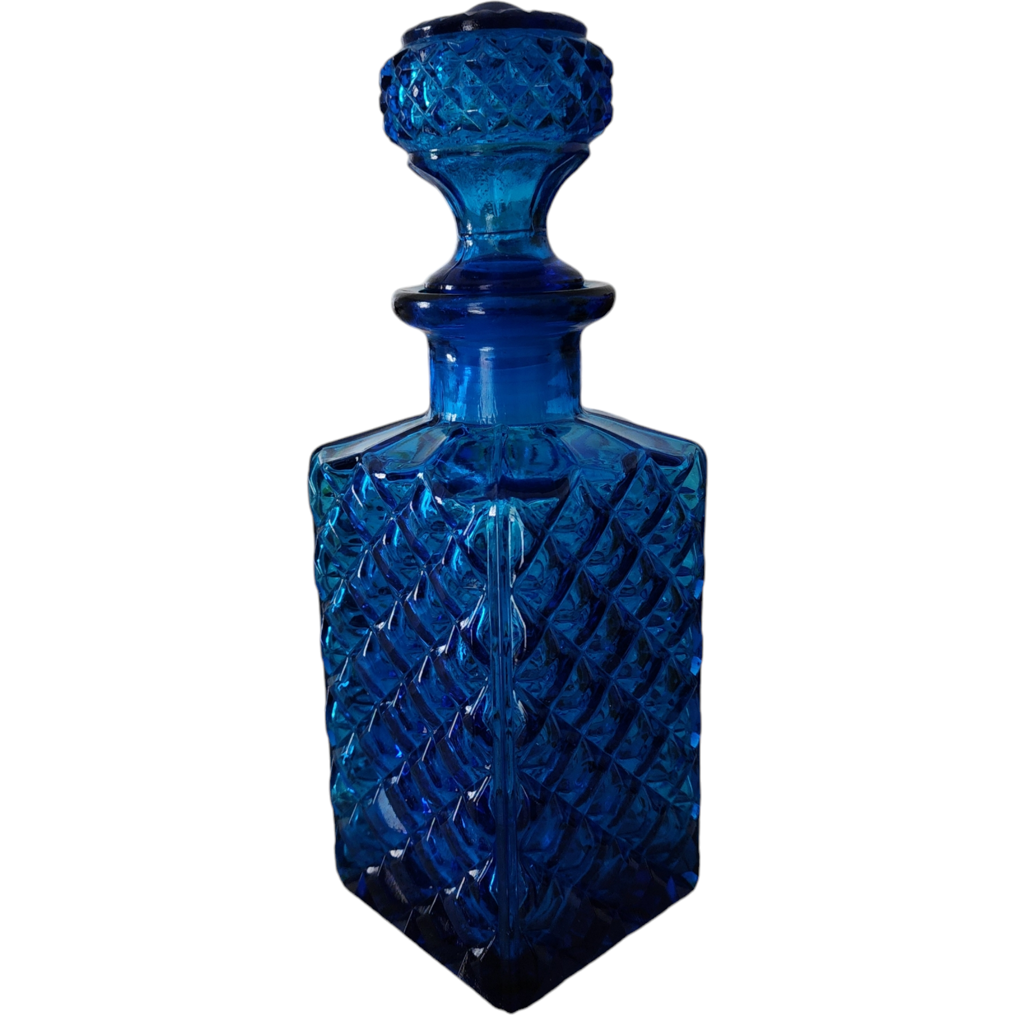 工芸品 MCM Decanter MCM_Barware_Coblat_Blue_Presse