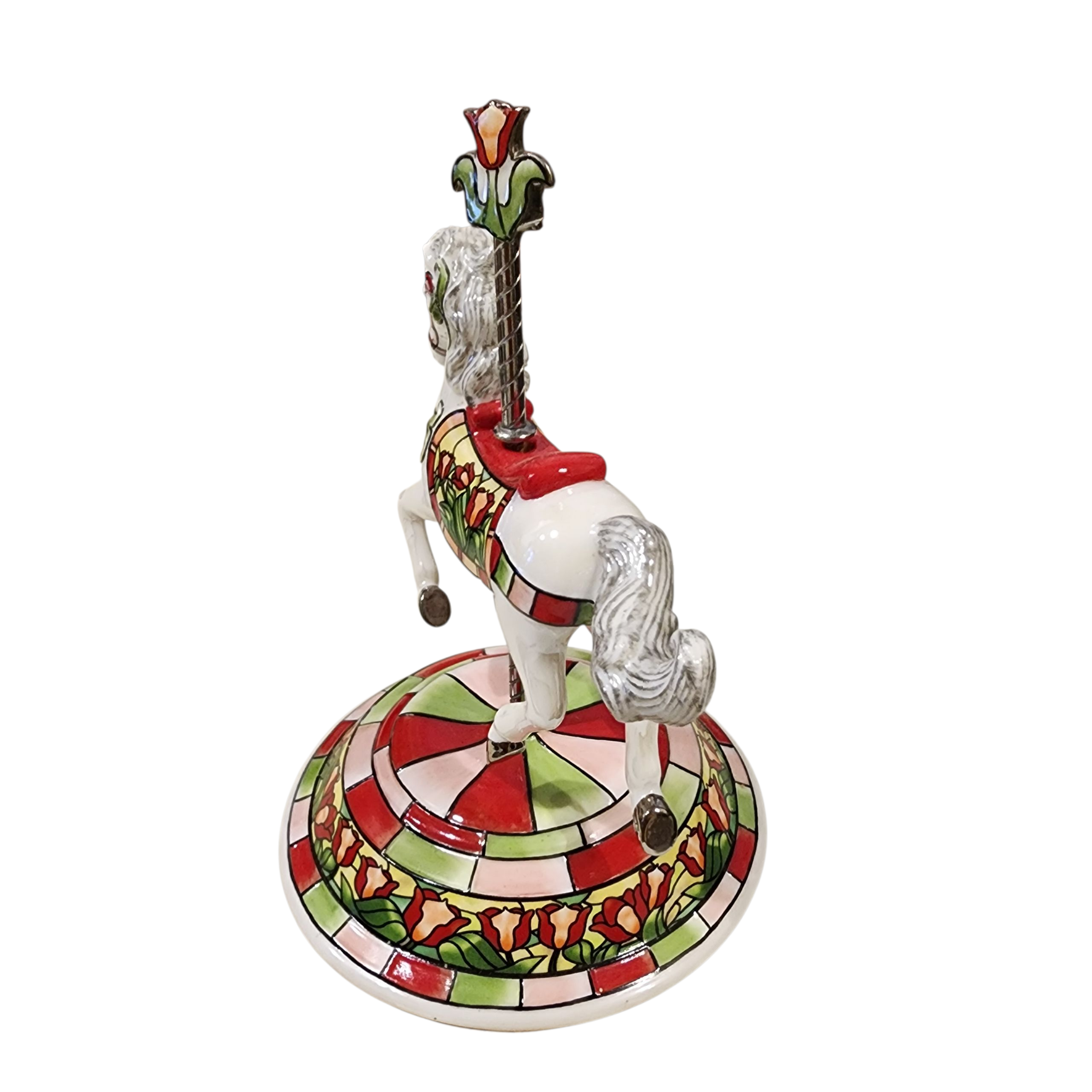 Splendid Spring Carousel Horse Figurine Era of Elegance Collection ...