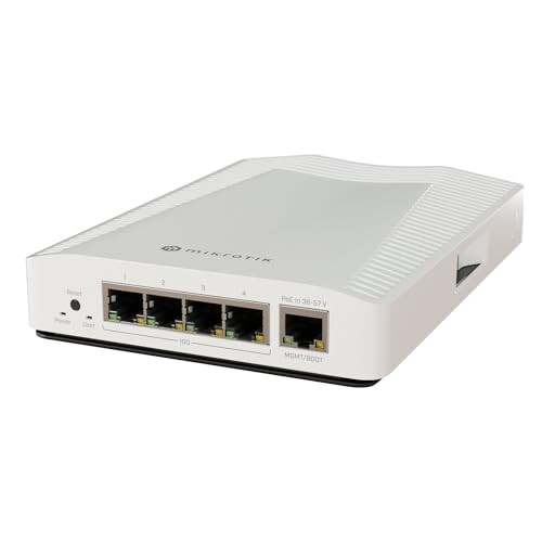 MikroTik (CRS304-4XG-IN) 10 Gigabit Ethernet Switch with 4X Ports