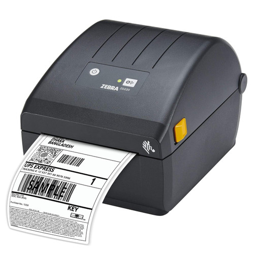 Zebra ZD220 Thermal Desktop Printer 4"| 203 DPI | No Ink Required | USB Connectivity | 2 Year Warranty | Direct Thermal | Z-Spark Series