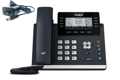 Yealink T43U IP Phone - Power Adapters Included - 1 Year Manufacturer Warranty - Unlocked can be Used with Any VoIP Provider