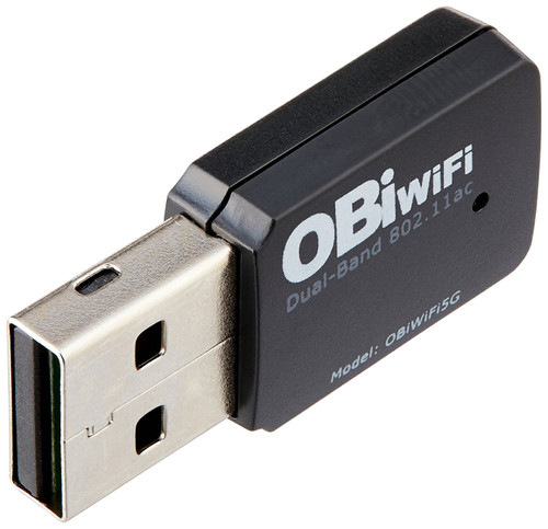Obihai OBiWiFi5G 2.4/5GHz Wireless 802.11AC Adapter for OBi200, OBi202, OBi1022, OBi1032, OBi1062