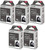 Fujifilm Instax Mini Monochrome Film (10 Exposures, Credit Card-Sized) 5-Pack (5 Items)
