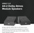 ELAC Debut 2.0 A4.2 Dolby Atmos Module Speakers, Black (Pair) - Concentric Driver with 0.5Ó Polymer Tweeter & 4Ó Aramid Fiber Woofer