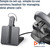 Plantronics - CS540 Wireless DECT Headset (Poly) - Single Ear (Mono) Convertible (3 Wearing Styles) - Connects to Desk Phone - Noise Canceling Microphone
