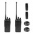 2 x Motorola CP100D Analog UHF Portable Non-Display Two Way Radio, 16 Channel, 4 Watt (403-480MHz) - 2 Pack Bundle