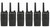 Motorola Solutions RMU2040 6-Pack Two-Way Radio Digital Non-Display 99 UHF Business Exclusive Frequencies