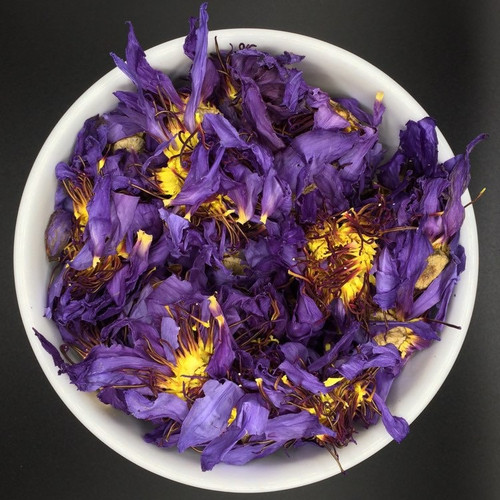 Premium Blue Lotus - Dried Whole Flower - Nymphaea nouchali