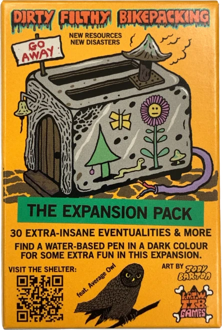 SimWorks x Jody Barton - Dirty Filthy Bikepacking Board Game Expansion Pack