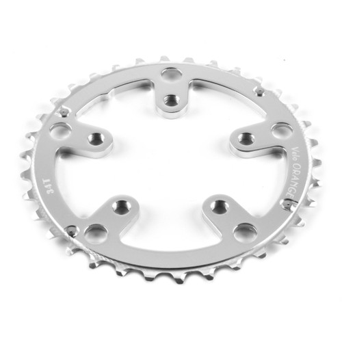 Velo Orange Grand Cru Drillium 110 Fluted Double Crankset - Freshtripe