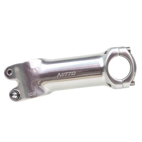 NITTO RACING STEM リバーシブルタイプ 75mm Nitto UI-75 EX A-Head Vorbau Lenker 25.4mm Klemmung silber