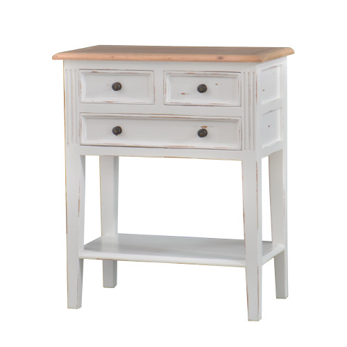 Eton 3 Drawer Side Table
