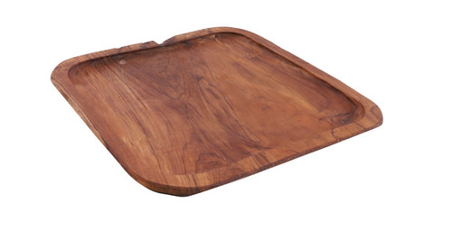 Teak Root Tray - Square