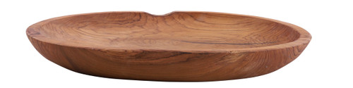 Teak Root Tray - Round