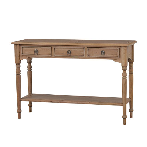 Tucker 3 Drawer Sofa Table w/ Shelf