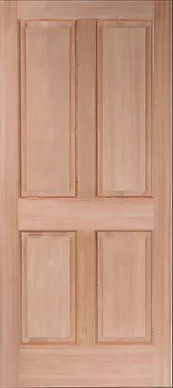 Interior Stain Grade 4 Panel Raised