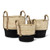 Round Baskets with Jute Handles