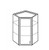 Corner Cabinet - 1 Door