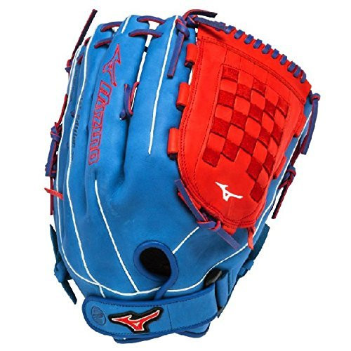 soundsports glove サウンドスポーツ Mizuno GMVP1400PSES3 Slowpitch Softball Glove 14 inch (Silver-Red
